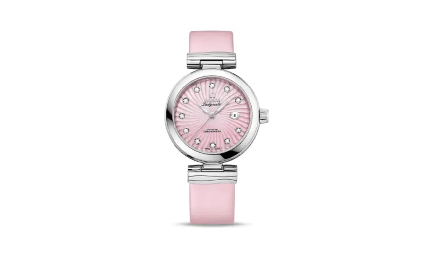 Omega LadyMatic Co-Axial 34 Stainless Steel / Pink MOP