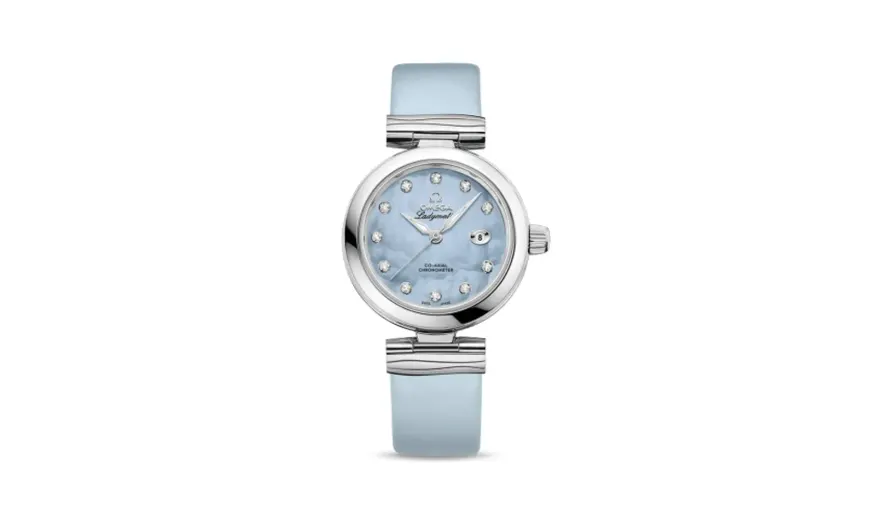 Omega LadyMatic Co-Axial 34 Stainless Steel / Blue MOP