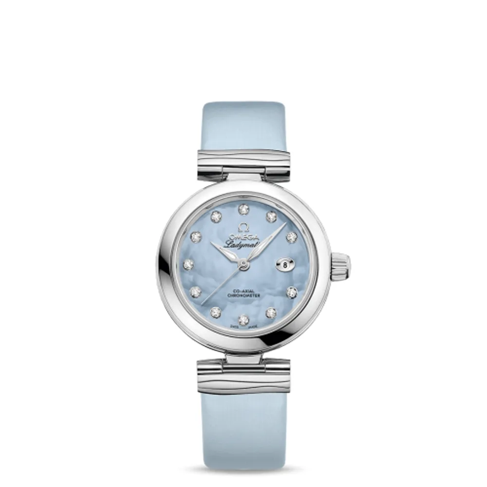Omega LadyMatic Co-Axial 34 Stainless Steel / Blue MOP