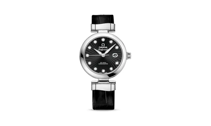 Omega LadyMatic Co-Axial 34 Stainless Steel / Black