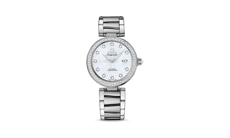 Omega LadyMatic Co-Axial 34 Stainless Steel / Diamond / MOP / Bracelet