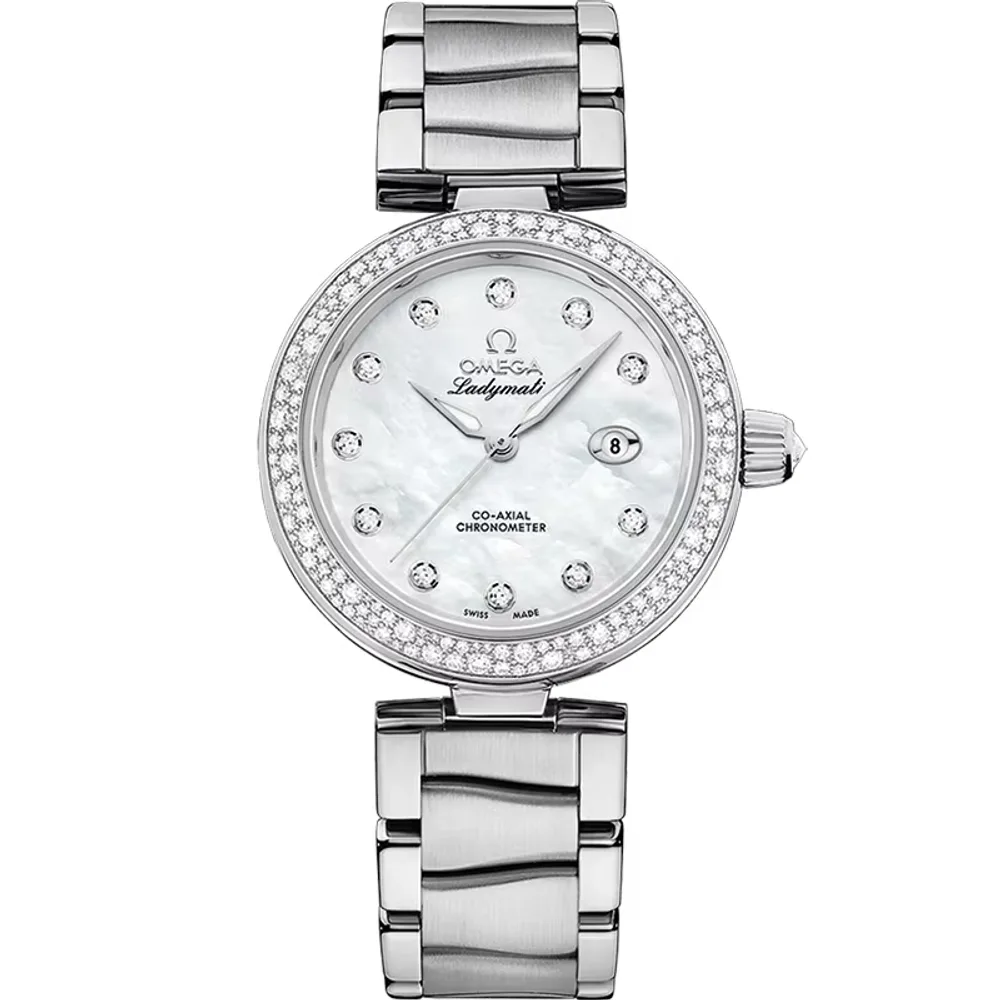 Omega De Ville Ladymatic 34 mm, steel on steel