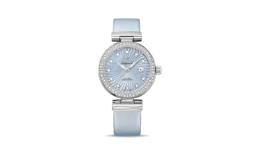 Omega LadyMatic Co-Axial 34 Stainless Steel / Diamond / Blue MOP