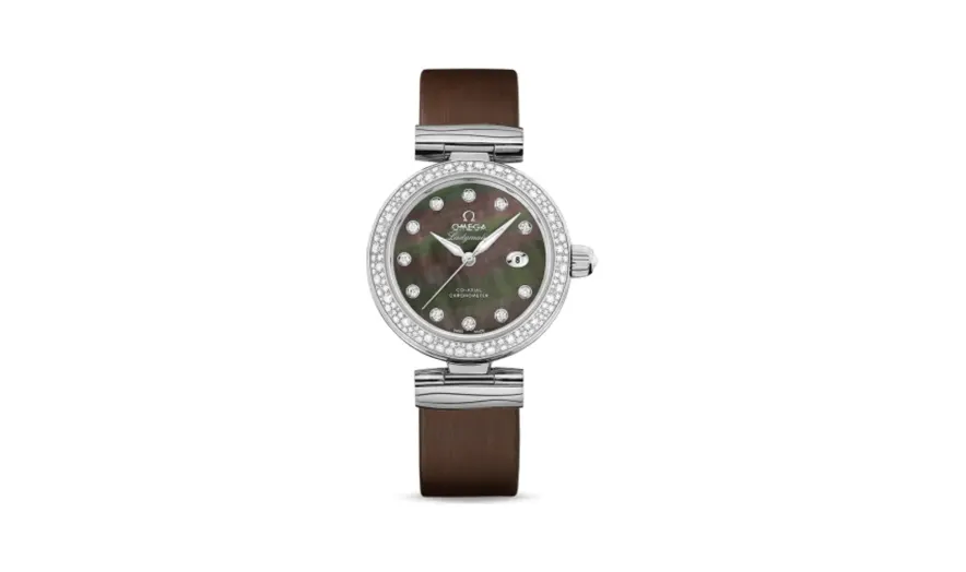 Omega LadyMatic Co-Axial 34 Stainless Steel / Diamond / Grey MOP
