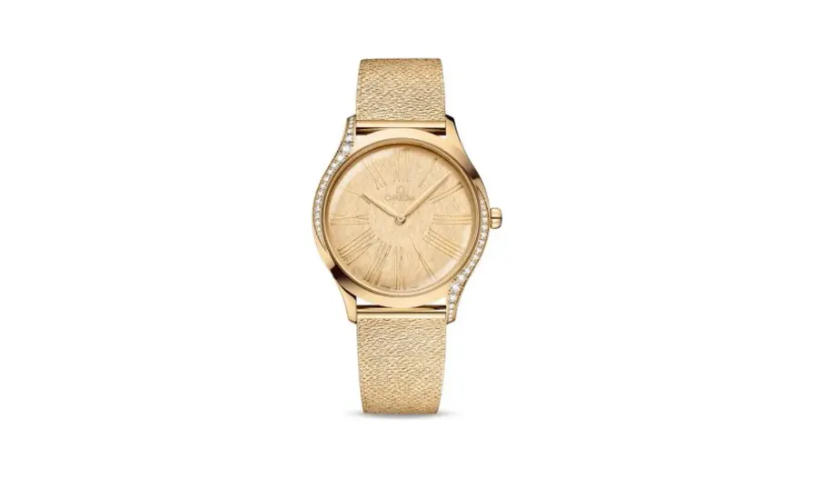 Omega De Ville Trésor 36 Moonshine Gold / Moonshine Silk / Mesh
