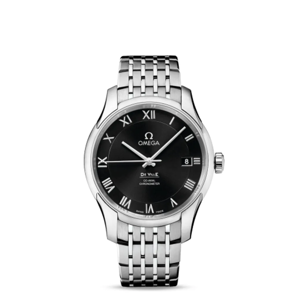 Omega De Ville Co-Axial 41 Stainless Steel / Black / Bracelet