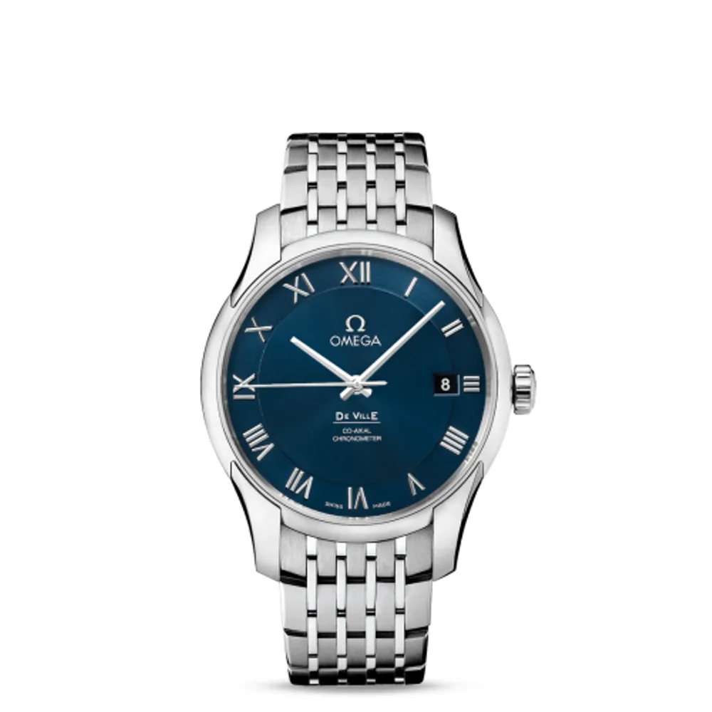 Omega De Ville Co-Axial 41 Stainless Steel / Blue / Bracelet