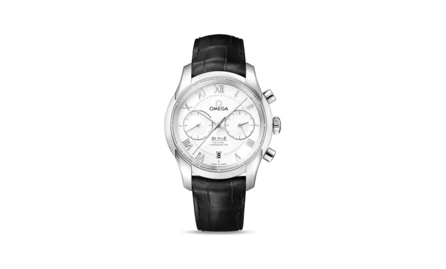 Omega De Ville Co-Axial 42 Chronograph Stainless Steel / Silver