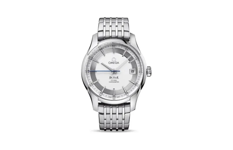 Omega De Ville Hour Vision Co-Axial Stainless Steel / Silver / Bracelet