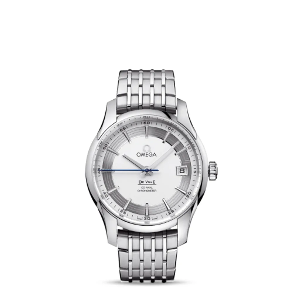 Omega De Ville Hour Vision Co-Axial Stainless Steel / Silver / Bracelet