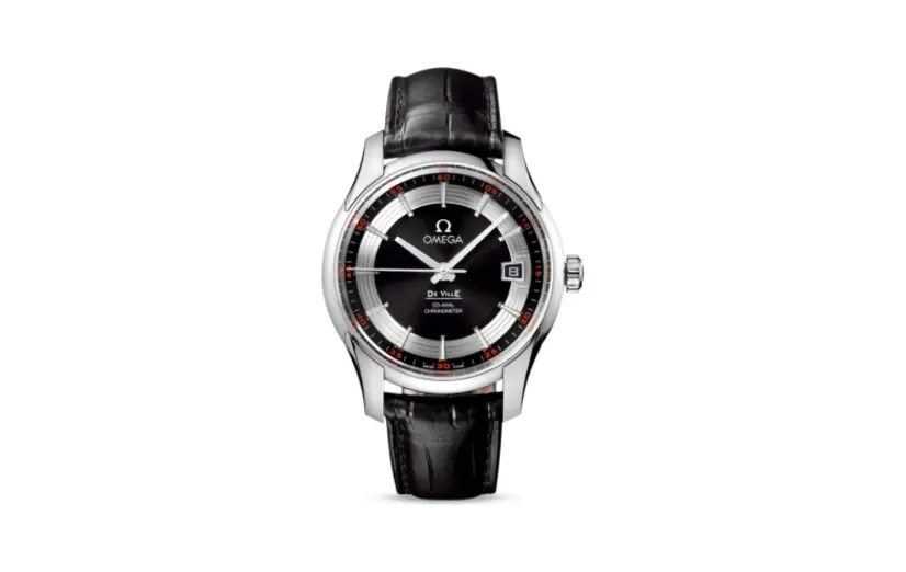 Omega De Ville Hour Vision Co-Axial Stainless Steel / Black
