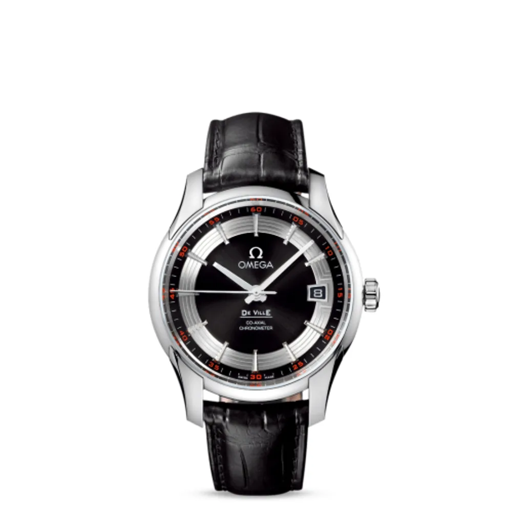 Omega De Ville Hour Vision Co-Axial Stainless Steel / Black