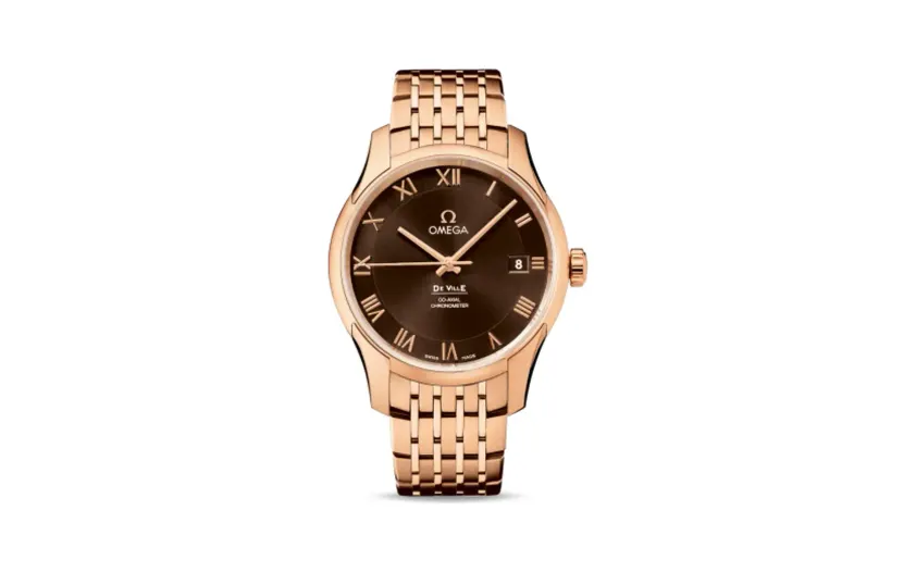 Omega De Ville Co-Axial 41 Red Gold / Brown / Bracelet