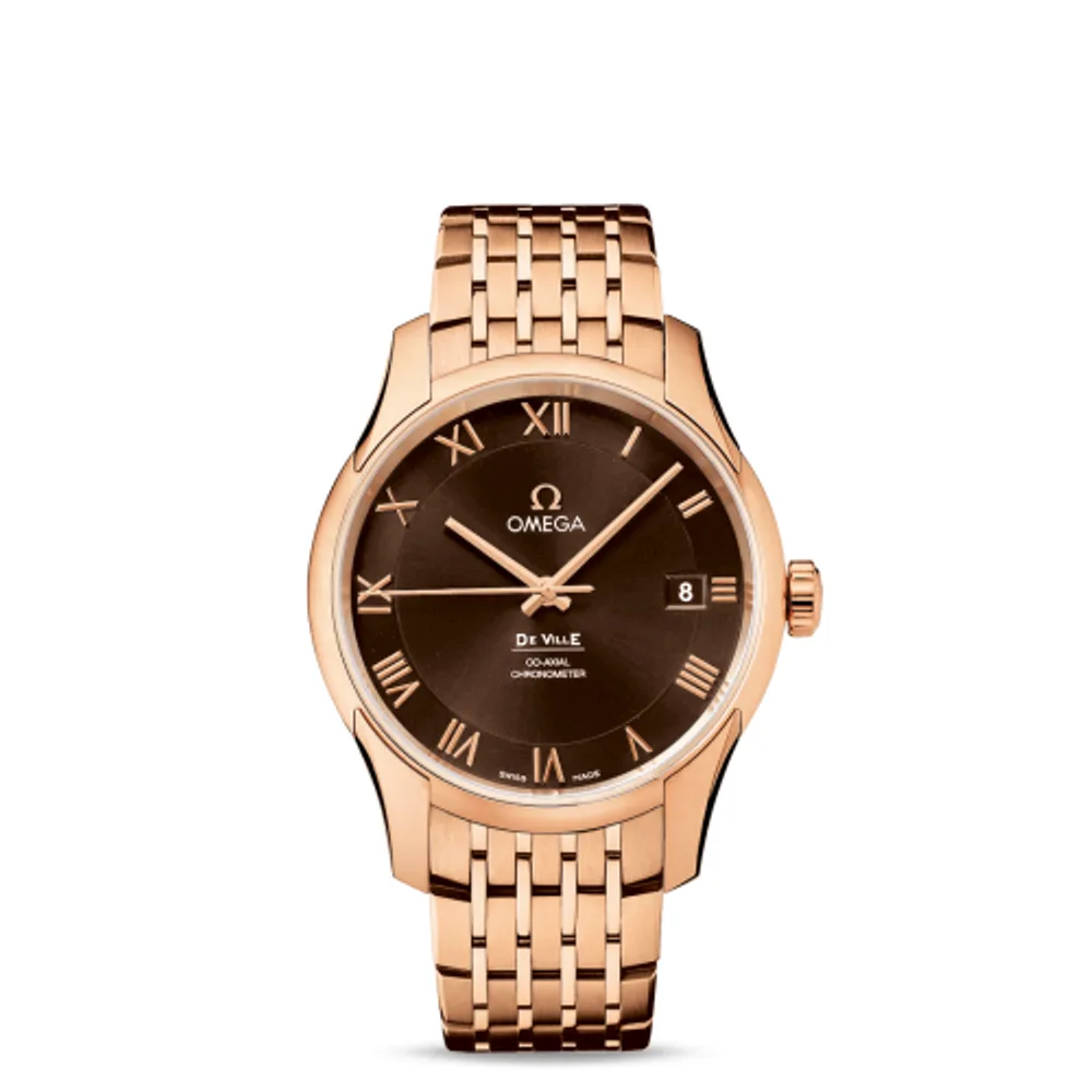 Omega De Ville Co-Axial 41 Red Gold / Brown / Bracelet