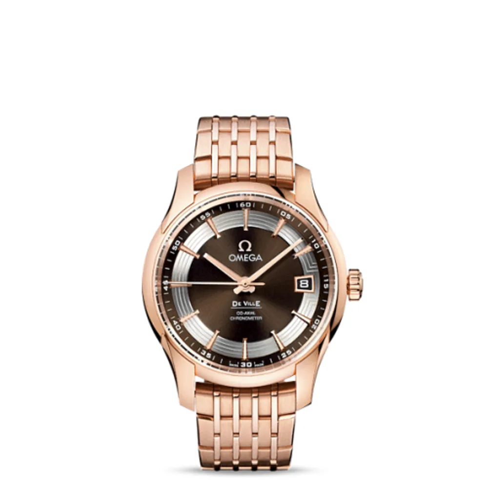 Omega De Ville Hour Vision Co-Axial Red Gold / Brown / Bracelet
