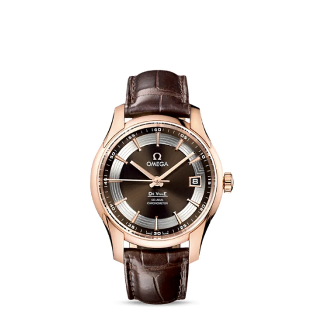 Omega De Ville Hour Vision Co-Axial Red Gold / Brown