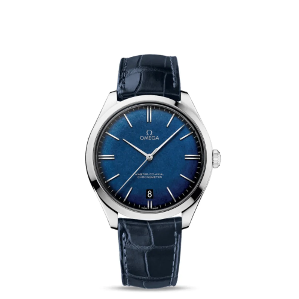 Omega De Ville Trésor White Gold / Blue Enamel