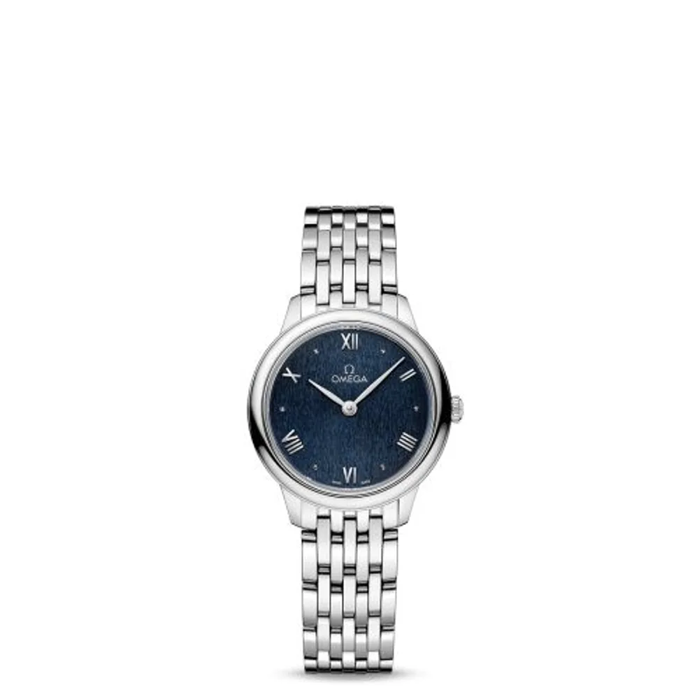 Omega De Ville Quartz 27.5 Stainless Steel / Blue / Bracelet
