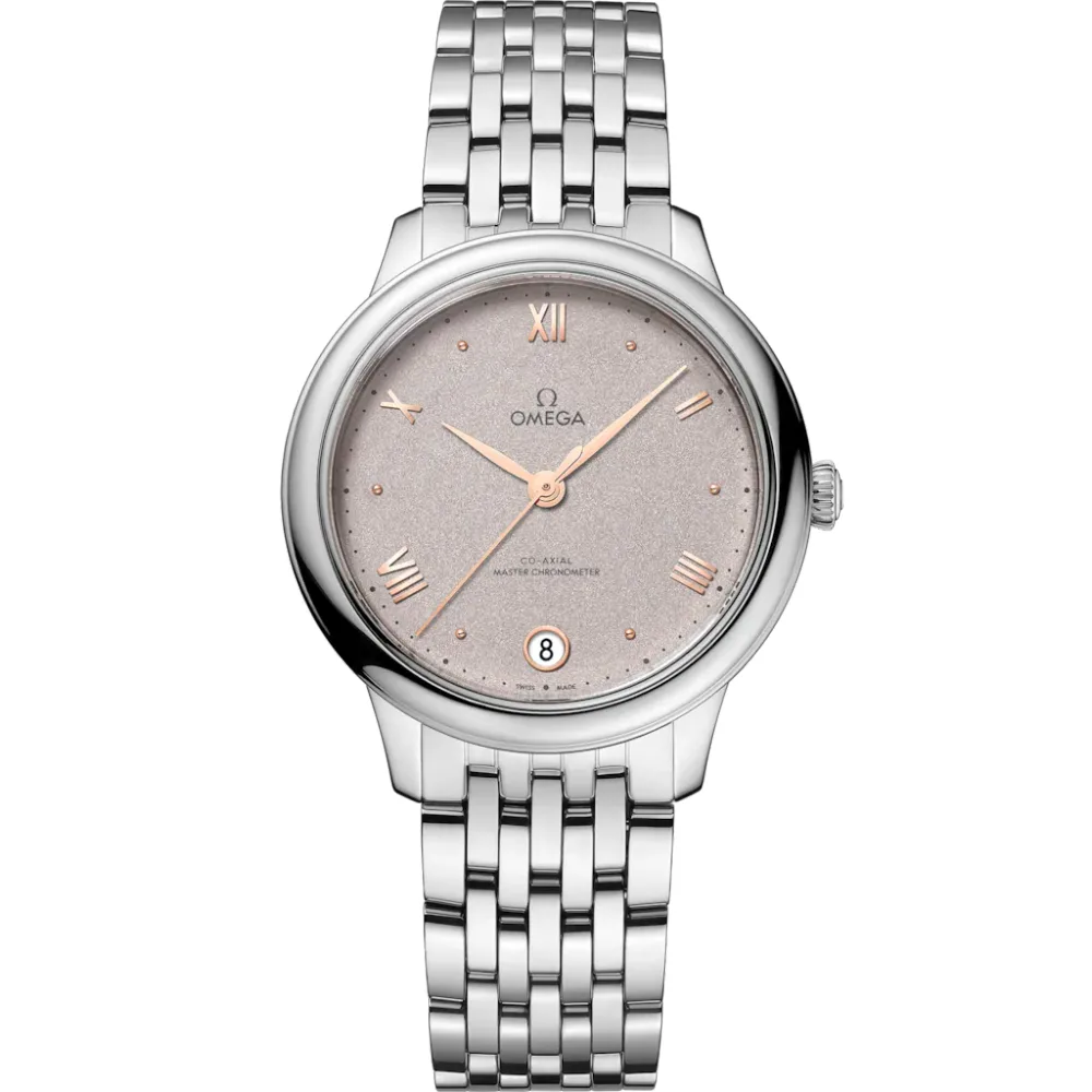 Omega De Ville Prestige 34 mm, steel on steel