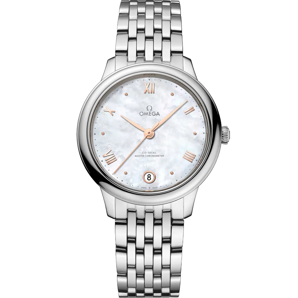 Omega De Ville Prestige 34 mm, steel on steel