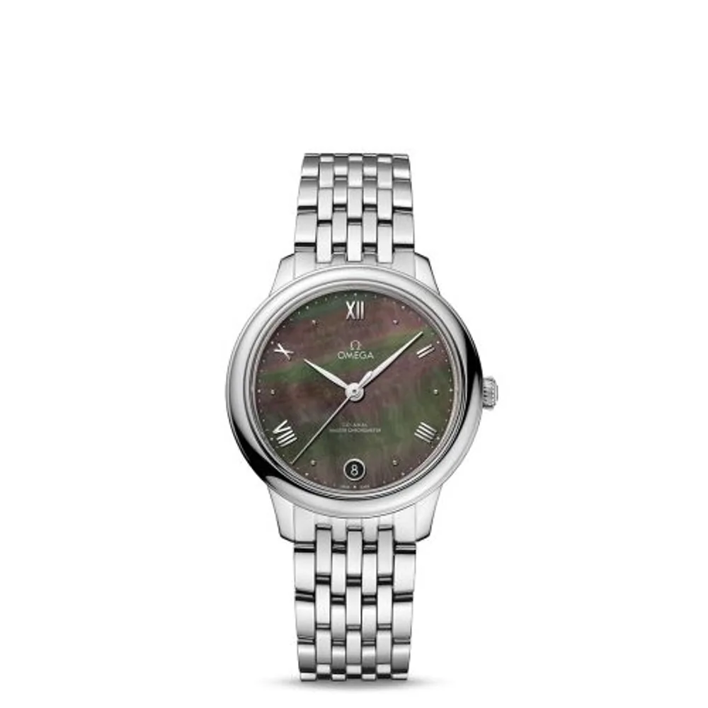 Omega De Ville Master Chronometer 34 Stainless Steel / Brown MOP / Bracelet