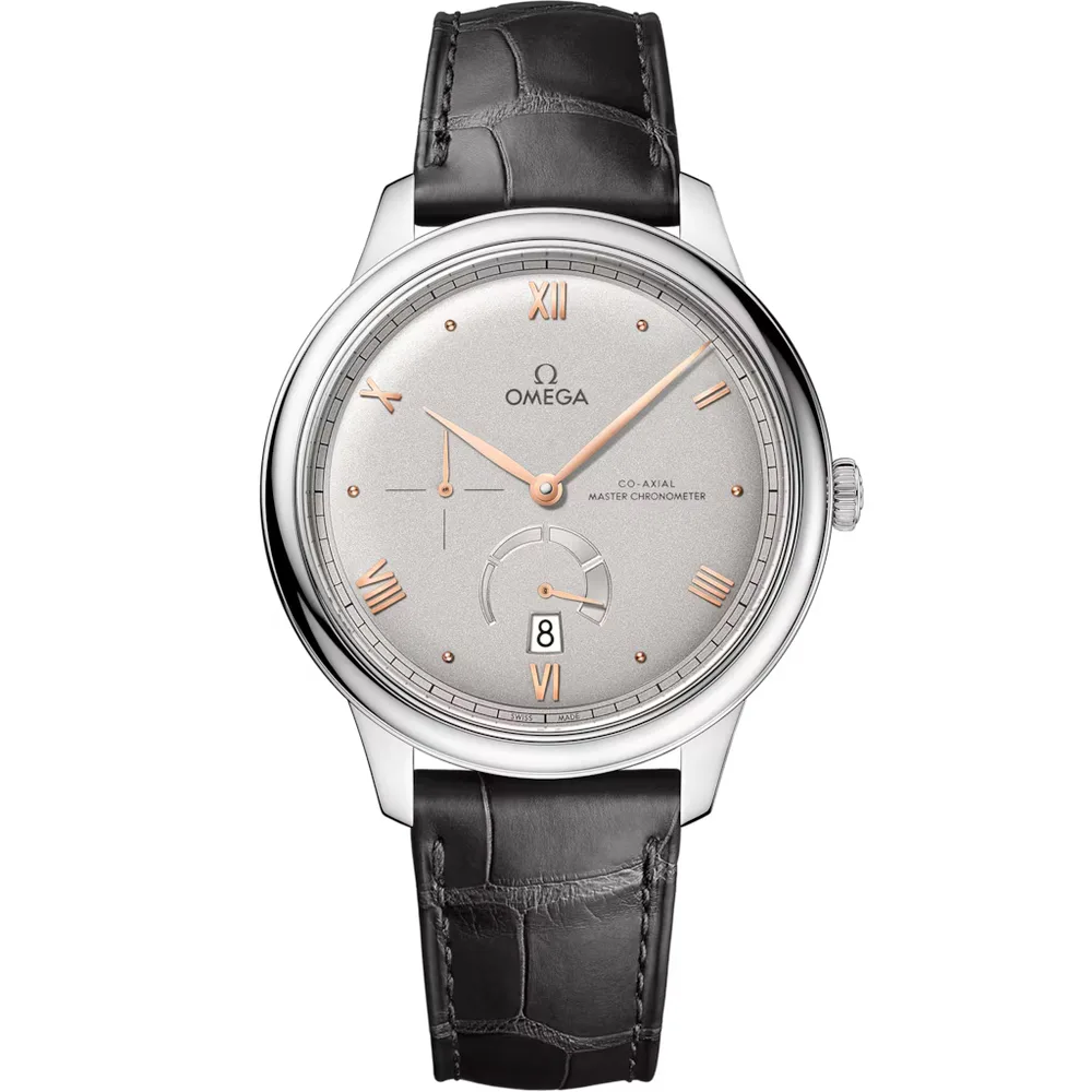 Omega De Ville Prestige 41 mm, steel on leather strap