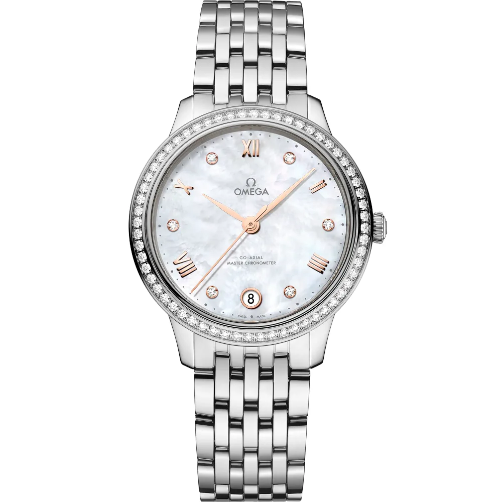Omega De Ville Prestige 34 mm, steel on steel