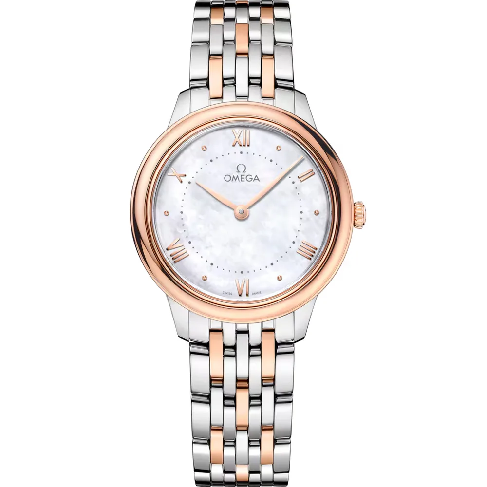 Omega De Ville Prestige 30 mm, steel - Sedna™ gold on steel - Sedna™ gold