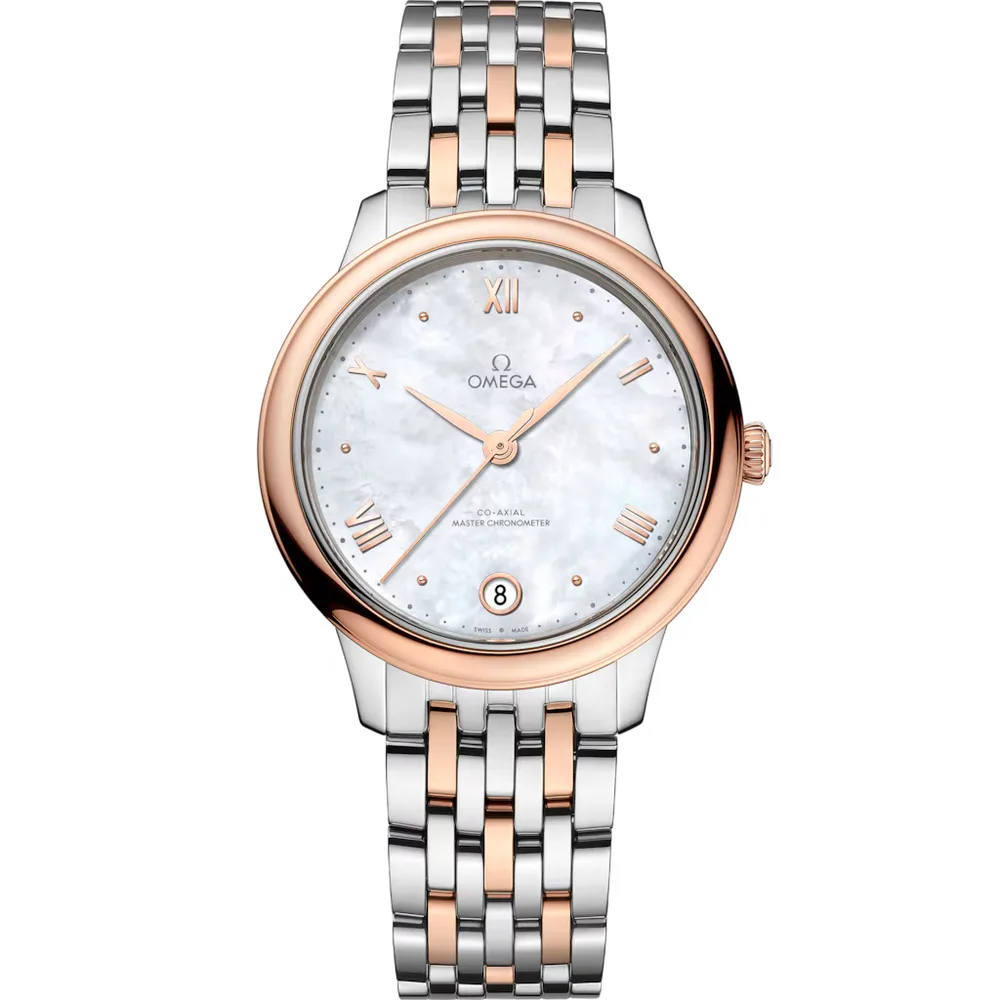 Omega De Ville Prestige 34 mm, steel - Sedna™ gold on steel - Sedna™ gold