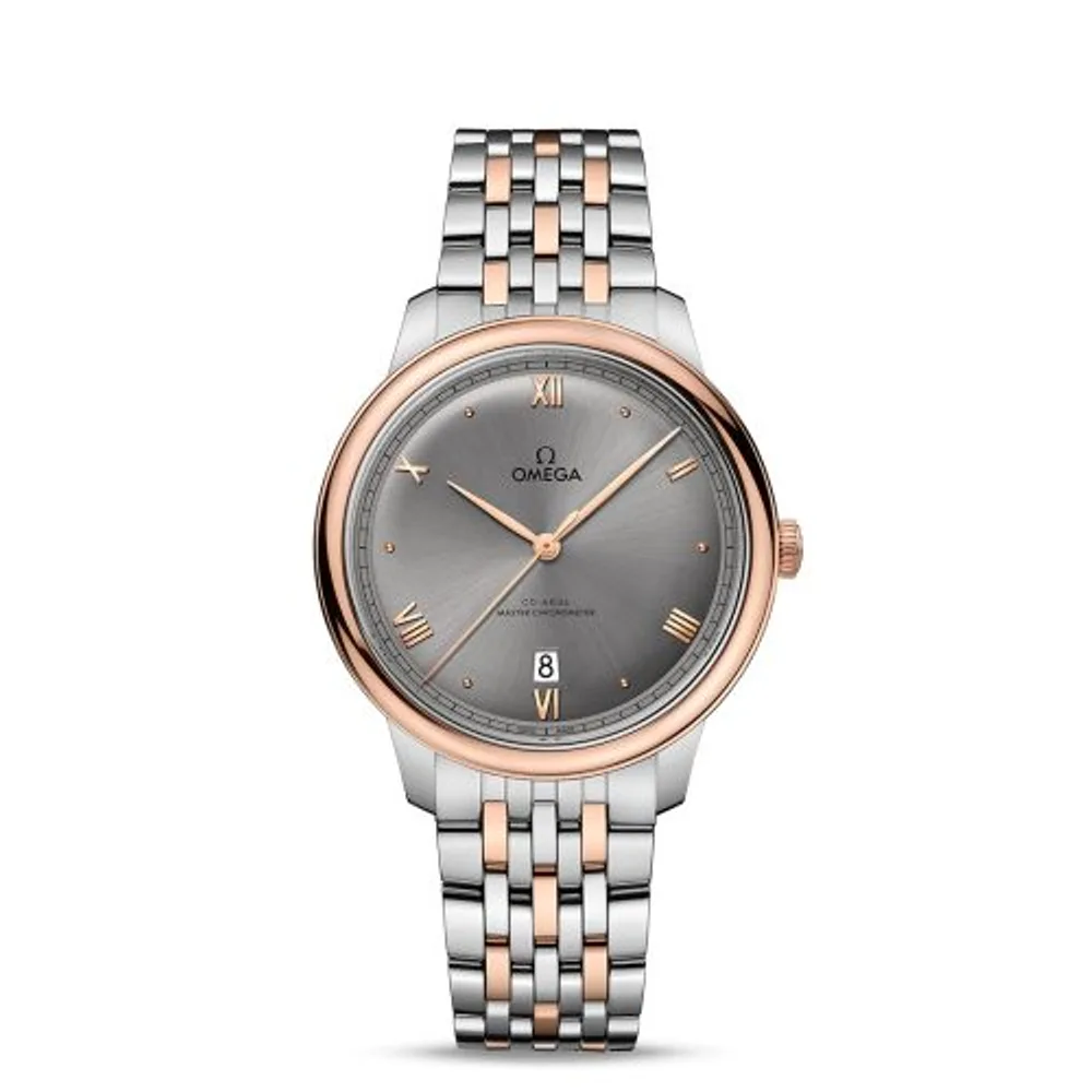 Omega De Ville Master Chronometer Stainless Steel - Sedna Gold / Grey / Bracelet