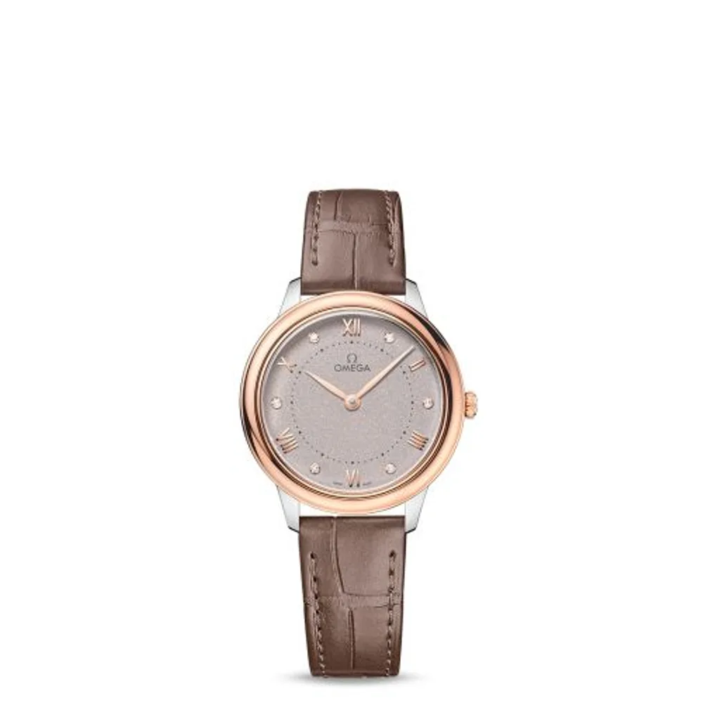 Omega De Ville Quartz 30 Stainless Steel - Sedna Gold / Grey