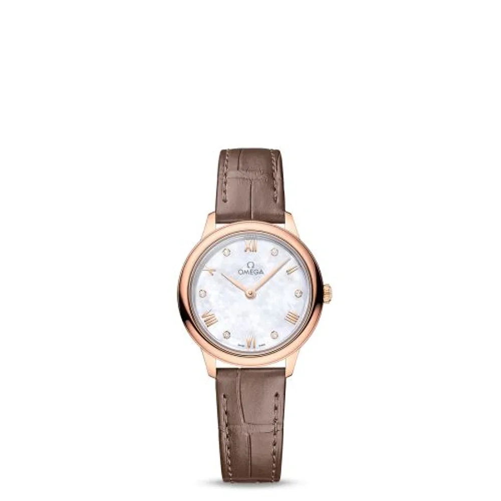 Omega De Ville Quartz 27.5 Sedna Gold / MOP - Diamond