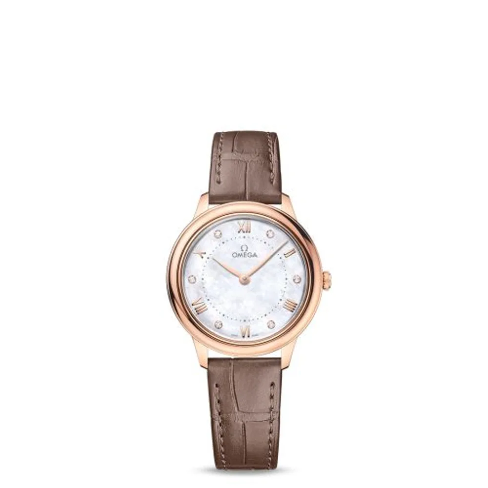 Omega De Ville Quartz 30 Sedna Gold / MOP - Diamond
