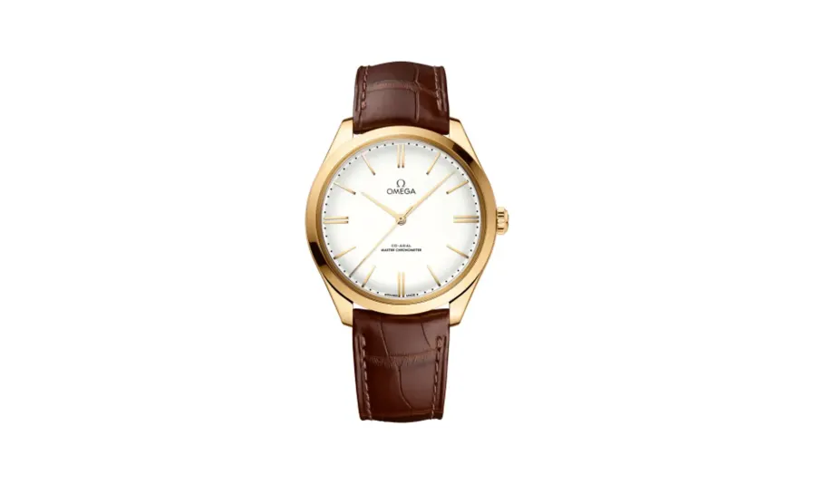 Omega De Ville Trésor Master Chronometer Yellow Gold / White Enamel