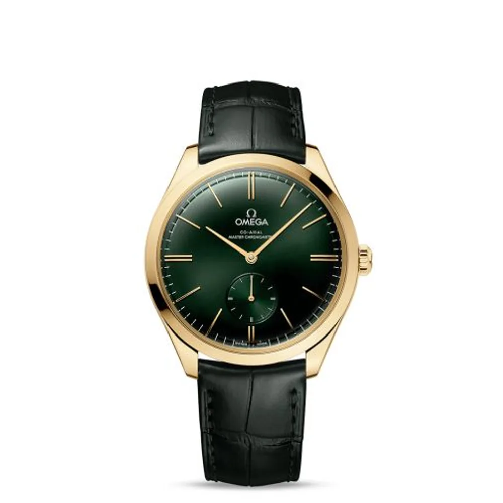 Omega De Ville Trésor Master Chronometer Small Seconds Yellow Gold / Green