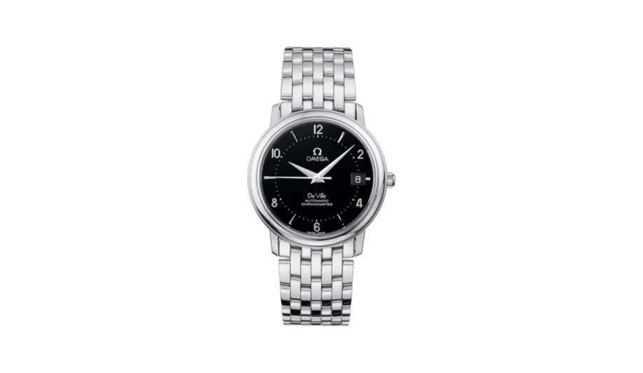 Omega De Ville Prestige Automatic 34.7 Stainless Steel / Black / Bracelet