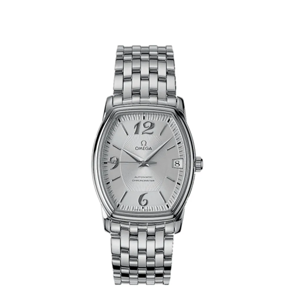 Omega De Ville Prestige Automatic 31.2 Tonneau Stainless Steel / Silver / Bracelet