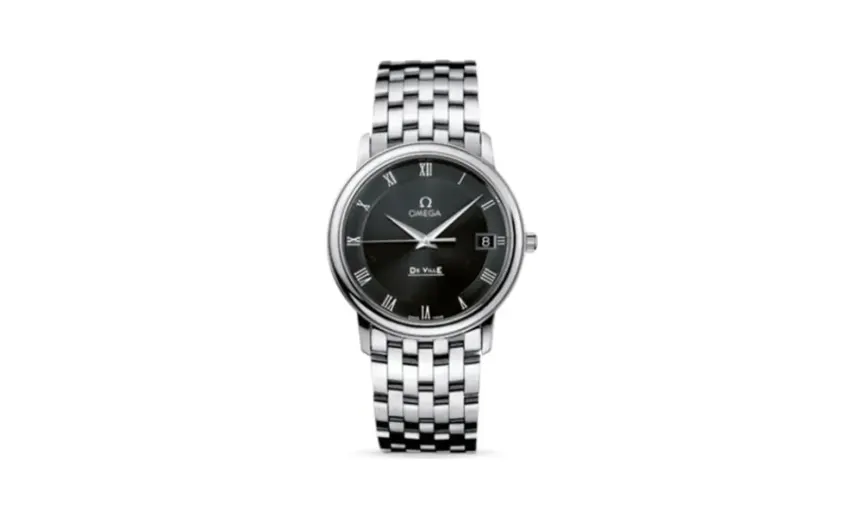 Omega De Ville Prestige Quartz 34.4 Stainless Steel / Black / Bracelet