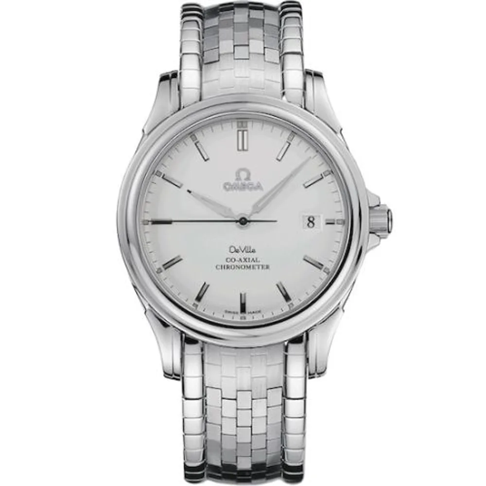 Omega De Ville Co-Axial 37.5 Stainless Steel / White / Bracelet