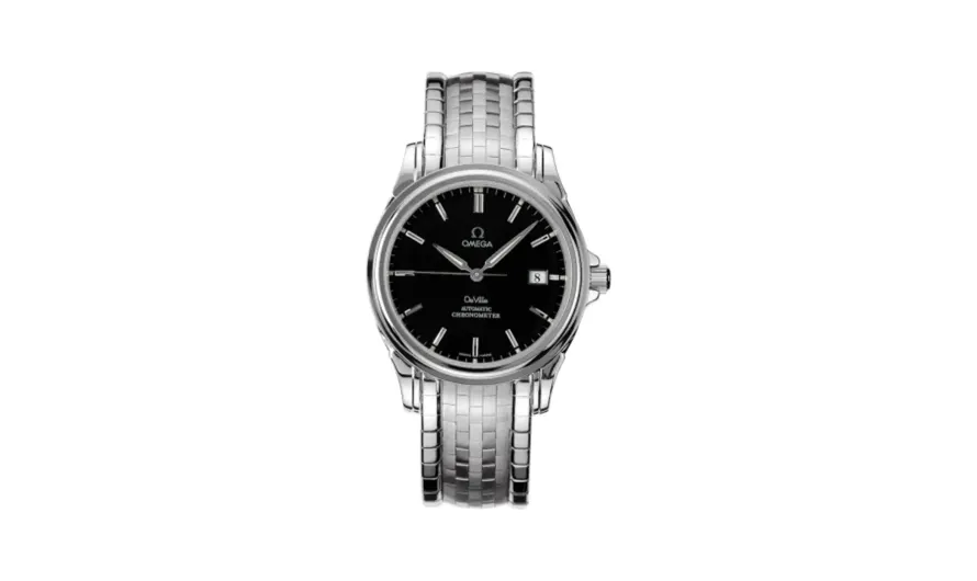Omega De Ville Co-Axial 37.5 Stainless Steel / Black / Bracelet