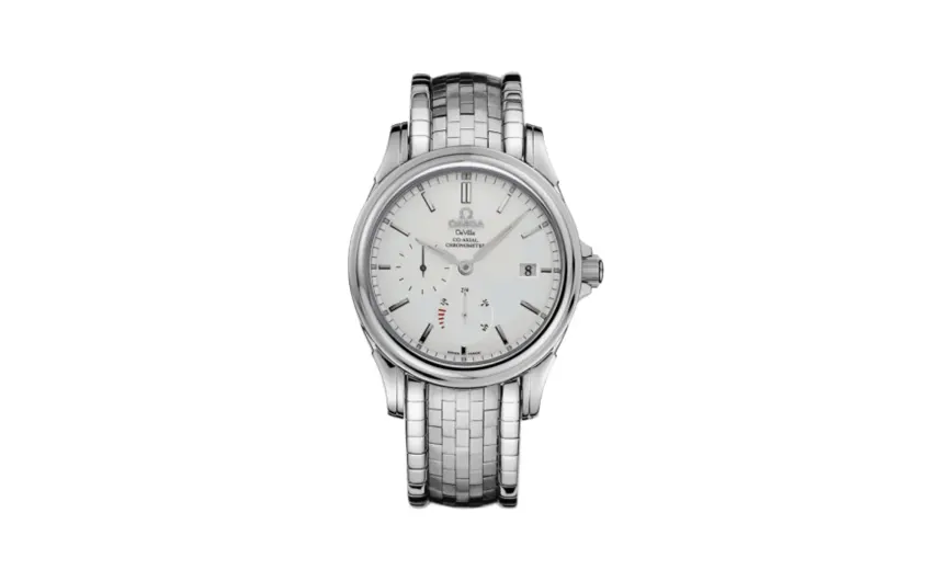 Omega De Ville Prestige Co-Axial 38.7 Power Reserve Stainless Steel / Silver / Bracelet