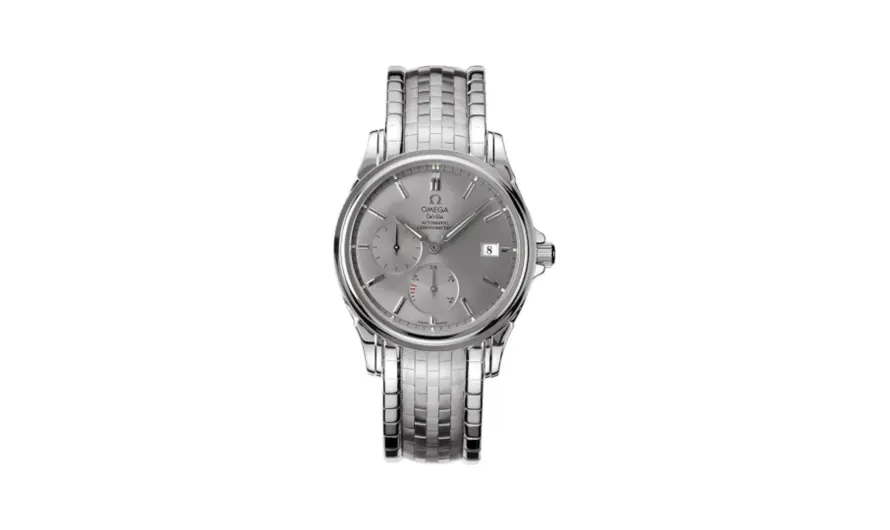 Omega De Ville Prestige Co-Axial 38.7 Power Reserve Stainless Steel / Grey / Bracelet