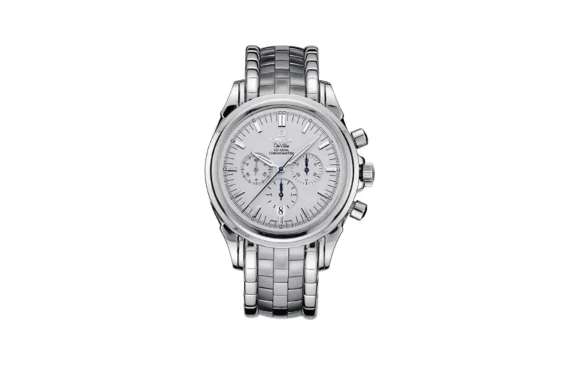 Omega De Ville Co-Axial 41 Chronograph Stainless Steel / Silver / Bracelet