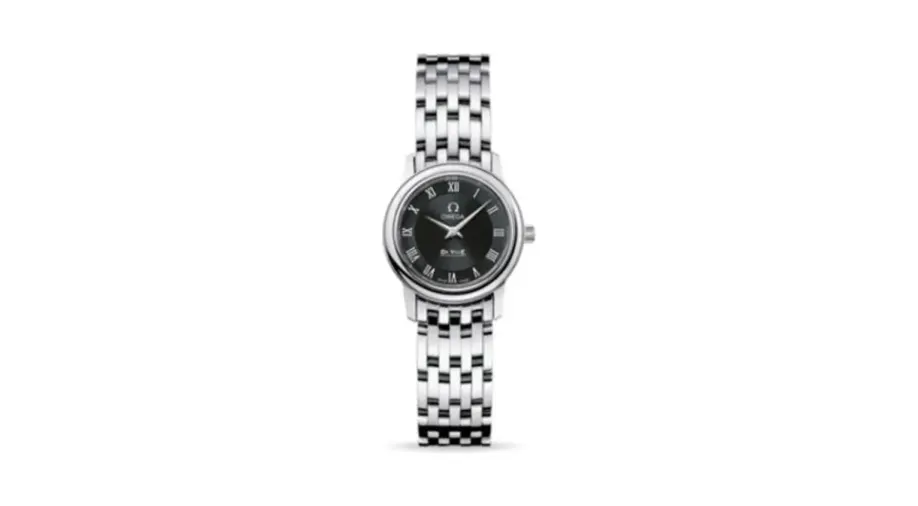 Omega De Ville Prestige Quartz 22 Stainless Steel / Black / Bracelet