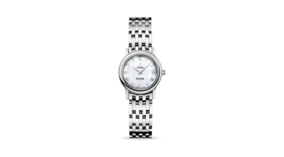 Omega De Ville Prestige Quartz 22 Stainless Steel / MOP / Bracelet