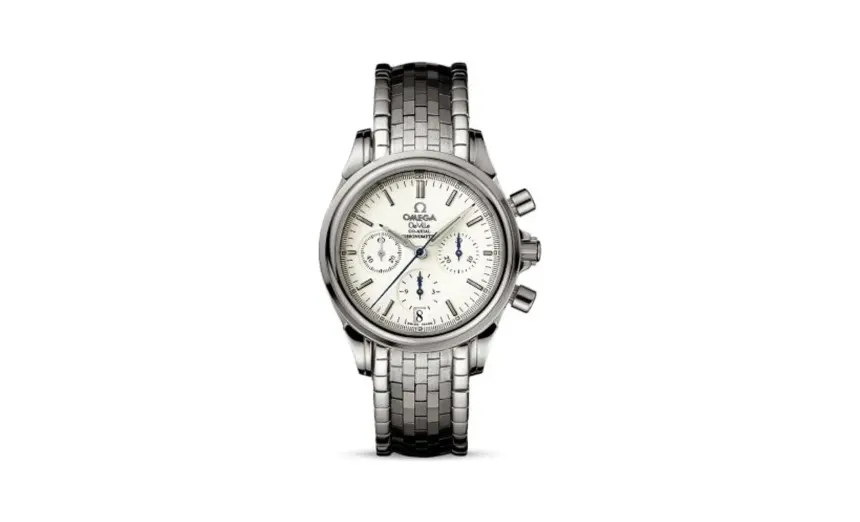 Omega De Ville Co-Axial Chronograph 35 Stainless Steel / Silver / Bracelet