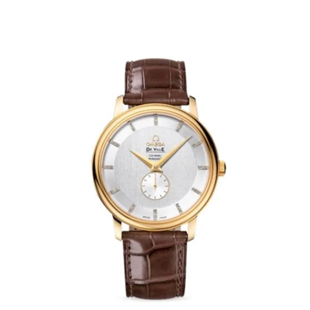Omega De Ville Prestige Co-Axial 39 Small Seconds Yelllow Gold / Silver Diamond
