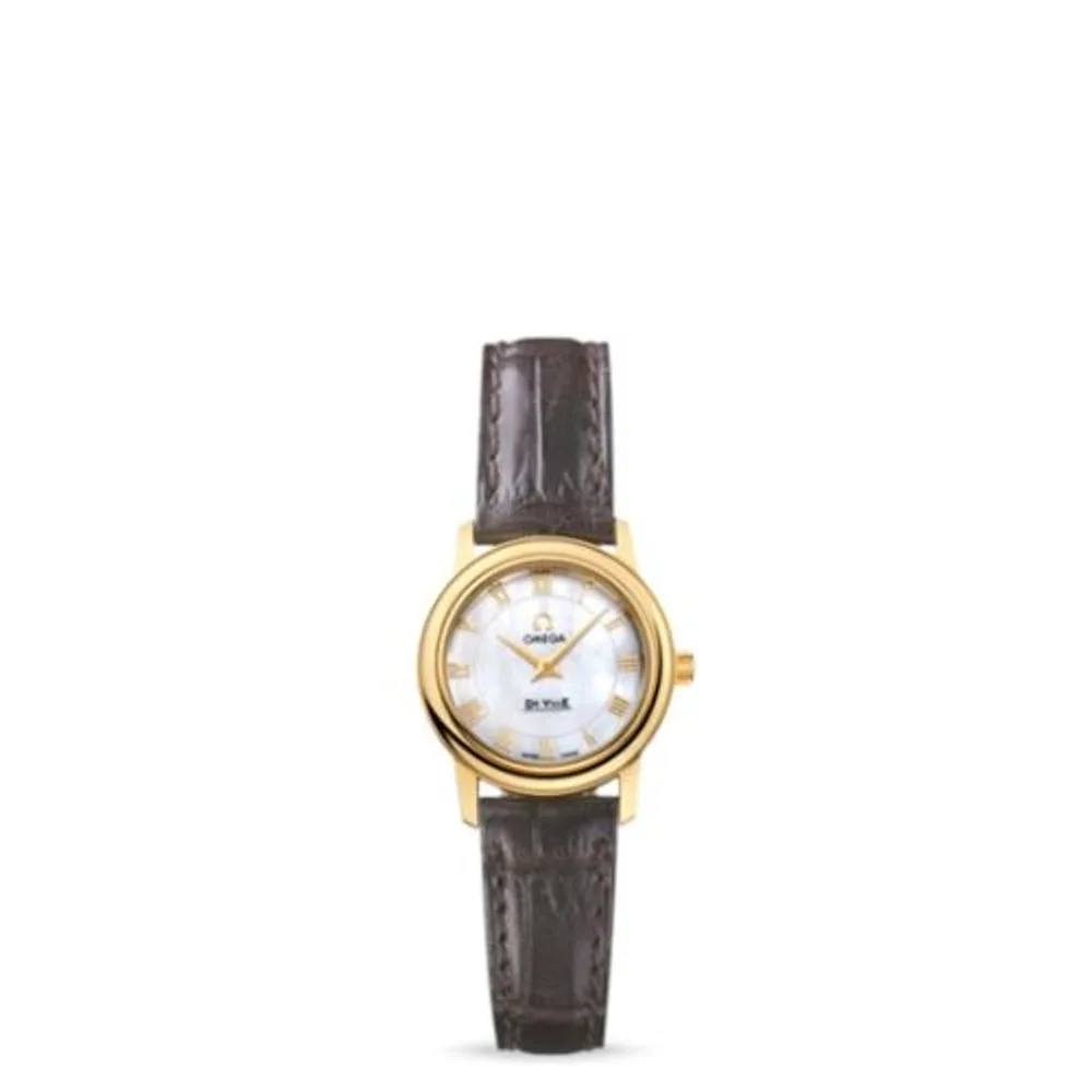 Omega De Ville Prestige Quartz 22 Yellow Gold / MOP
