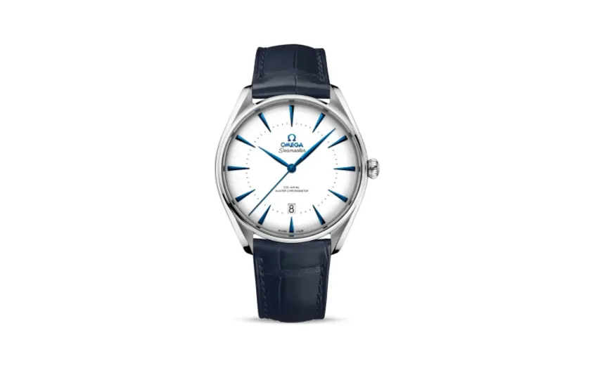 Omega Seamaster Master Co-Axial 39.5 Singapore Edition Stainless Steel / White / Alligator