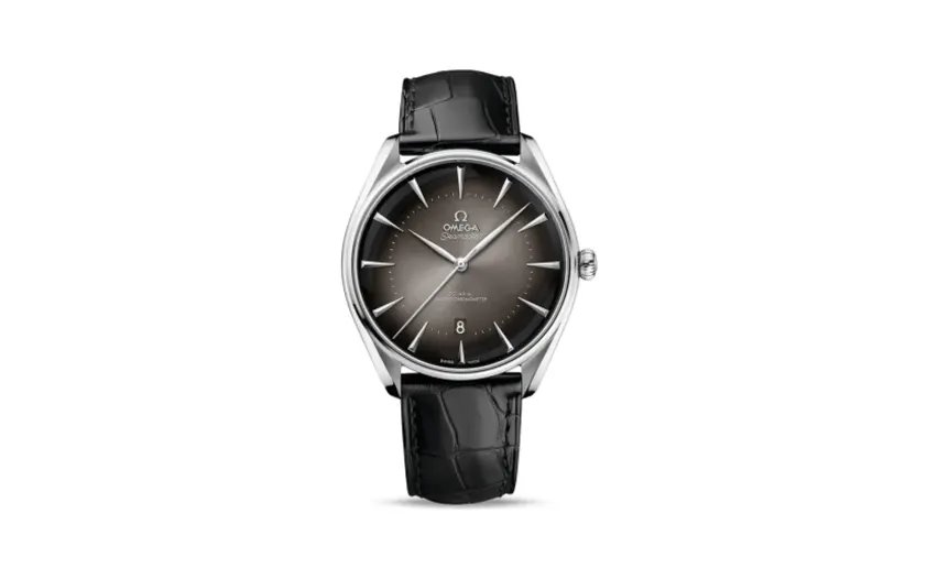 Omega Seamaster Master Co-Axial 39.5 Paris Edition Stainless Steel / Grey / Alligator